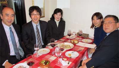 古泉英貴先生ご講演後の食事会写真